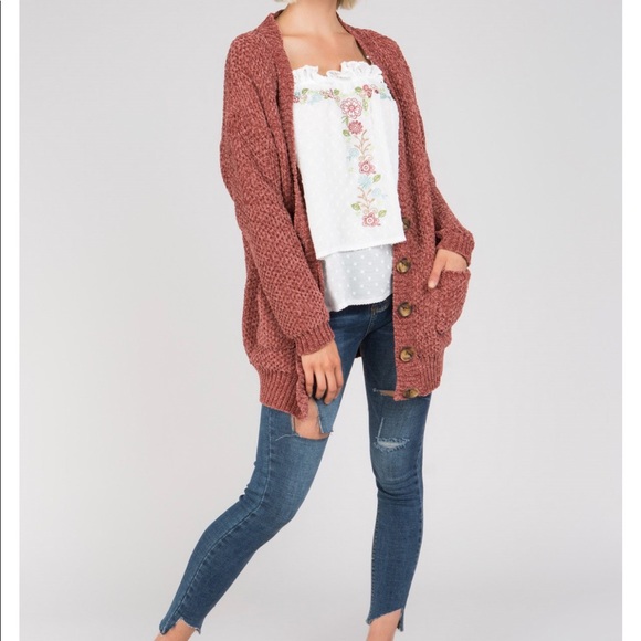 LAST1️⃣🆕Rust Velvet Chenille - Picture 4 of 8